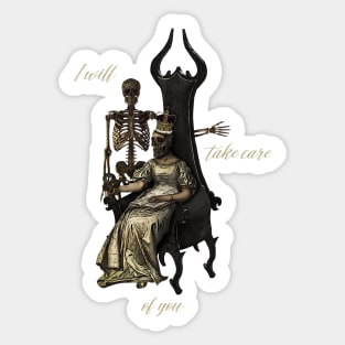 I'll take care of you all my life Sticker